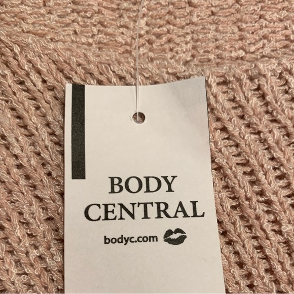 NWT round neck long sleeve crop sweater from Say What? Sz Small - Picture 7 of 8